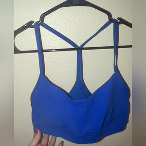 Women's Lululemon Blue Strappy Sports Bra